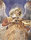 Melozzo Da Forli Canvas Paintings - Music-making Angel